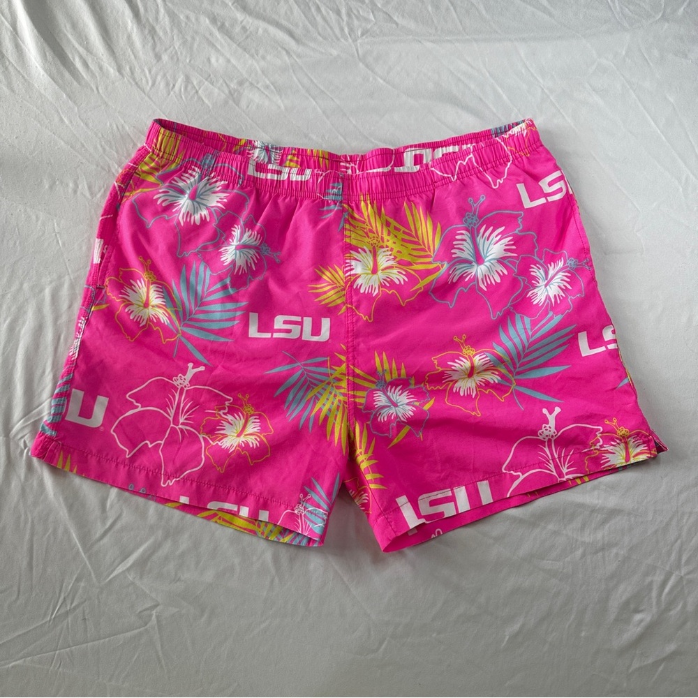 Men’s FOCO LSU Pink Size 2XL Swim Trunks - Louisiana State University Tigers 285